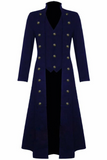 Men Tailcoat Blue | Trench Long Coat | Cosplay Jacket Blue | Sainly