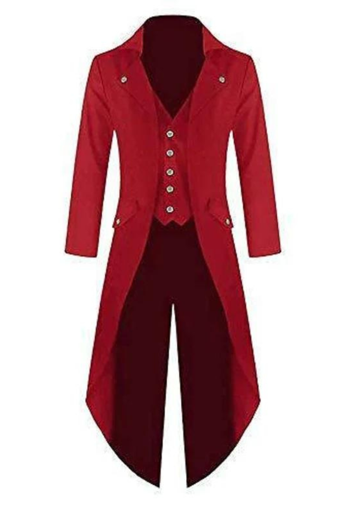 Red tailcoat mens discount