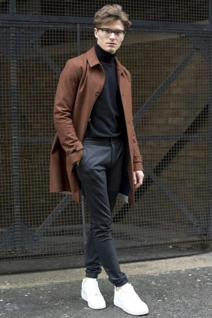 Long Coat Outfit Mens Trench Coats Near Me Men Brown Trench Long