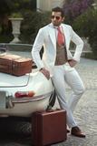 Men Royal white suit | Grooms men suit | Wedding White Suit | Sainly