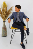 Boys Check Tweed 3 Piece Suit | Wedding Suit | Part Wear Suit | Sainly