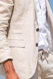 Men beige 2 Piece Suit | Winter Wedding Suits | Dinner Suit | Sainly