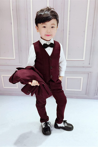 BOYS 3 Piece Maroon Suit | Wedding Suit | Groom wear | Sainly