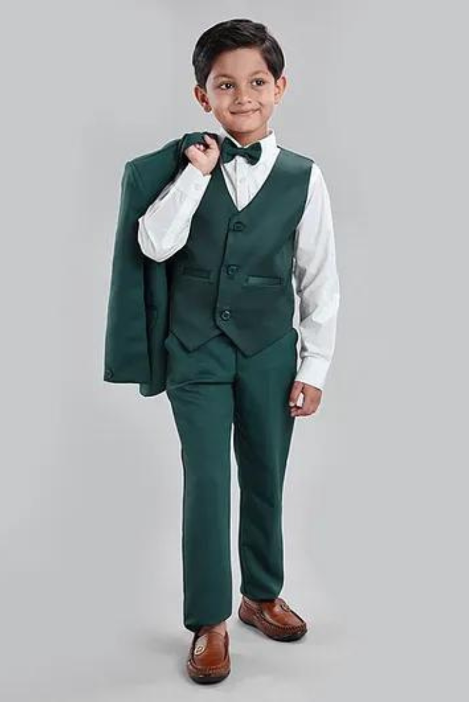 emerald green suit Boys tuxedo Wedding Suit Kids Suits