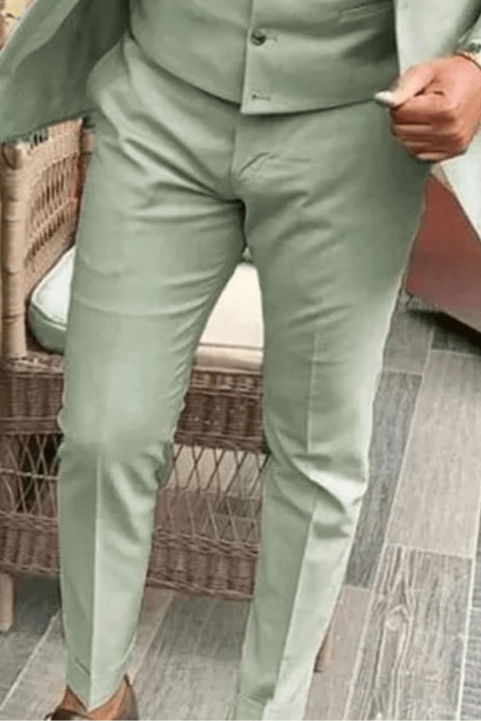 Men Office Pants| Green Dress Pant | Sage Green Dress Pants | SAINLY Men Office Pants| Green Dress Pant | Sage Green Dress Pants | SAINLY