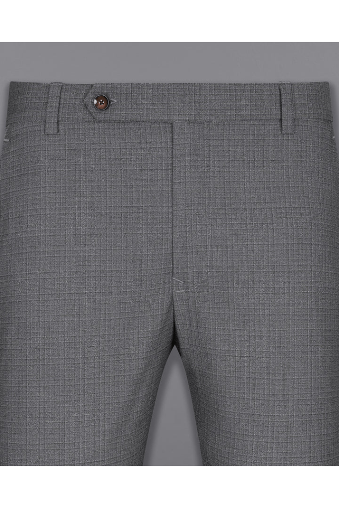 SAINLY Apparel & Accessories Fuscous Gray / 26 Men's Fuscous Gray Pants Male Casual Solid Color Comfortable Quality Pure Color Trouser