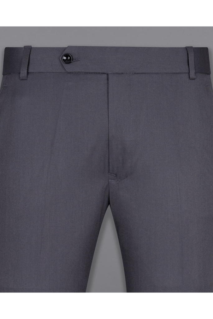 SAINLY Apparel & Accessories Grey / 26 Men's Grey Pants Male Casual Solid Color Comfortable Quality Pure Color Trouser