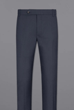 SAINLY Apparel & Accessories Men's Dark Blue Pants Male Casual Solid Color Comfortable Quality Pure Color Trouser