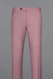 SAINLY Apparel & Accessories Men's Opium Pink Pants Male Casual Solid Color Comfortable Quality Pure Color Trouser