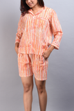 SAINLY Apparel & Accessories Women Night Dress Shirt & Short in Cotton Fabric Comfortable