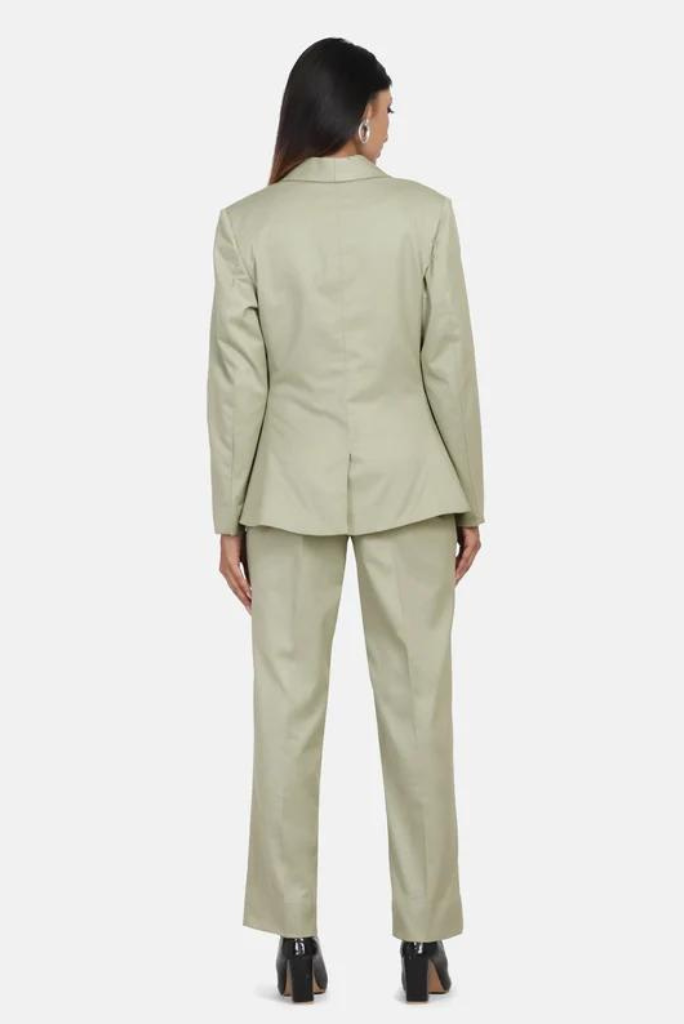 Elegant Women's Poly Cotton Pant Suit - Sage Green 5XL / GreenTheAmbitionCollective Elegant Women's Poly Cotton Pant Suit - Sage Green 5XL / GreenTheAmbitionCollective