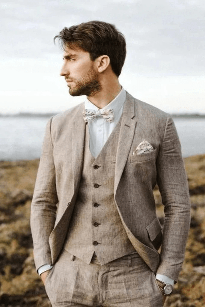 Wedding Suits for Men Slim Fit Men Suit Men Linen Suit SAINLY