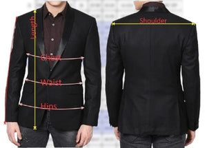 Black Suede Leather Cross Jackets | Breasted Half Jacket | Jodhpuri Wedding Jackets| Sainly
