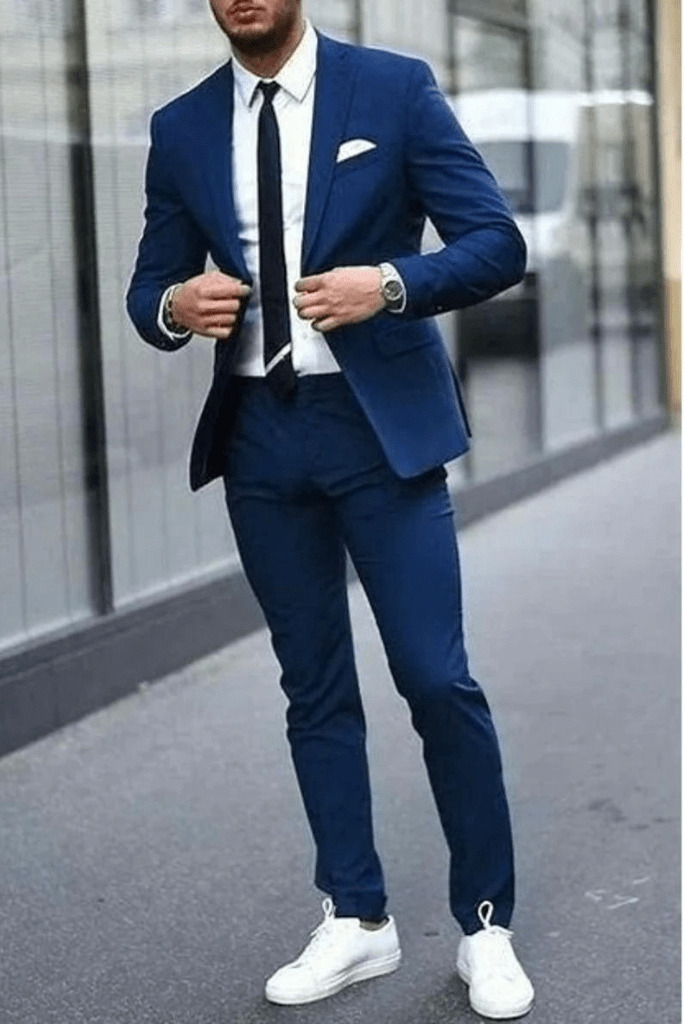 Men Blue Suit 2 Piece, Wedding wear Suit, Fashion Wear Suit