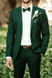 SAINLY Men's Two Piece Suit 32 / 26 Men Suit Green Suit 2 Piece Stylish Suit Wedding Wear Suit For Men Gift For Him Formal Fashion Wear Slim Fit Suit