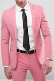 SAINLY Men's Two Piece Suit 32 / 26 Men Suits, for Men pink 2 piece tuxedo wedding suit formal fashion suits, slim fit suit, prom wear