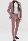 SAINLY Men's Two Piece Suit 32 / 26 Men Suits, Suits For Men Dusty Rose Tuxedo Wedding Suit, Dinner Suits Bespoke Formal Fashion Suit ,Prom Wear