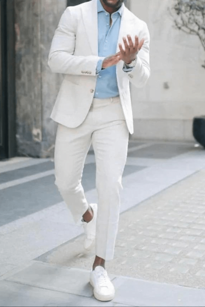 Men Wedding Clothing Men Wedding Suit Men Suit Slim Fit Suit White Two Piece Formal Fashion Suit Men White Suit Suit For Man 54 / 44 Men Wedding Clothing Men Wedding Suit Men Suit Slim Fit Suit White Two Piece Formal Fashion Suit Men White Suit Suit For Man 54 / 44